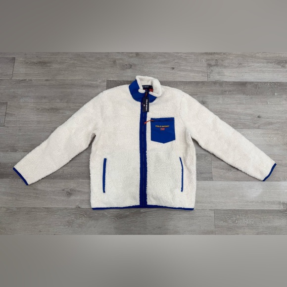 Polo Ralph Lauren Other - Polo Ralph Lauren Sport Voyager Pile Fleece Sherpa Jacket Men Size Large New